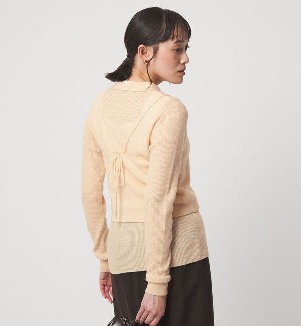 UNITED ARROWS green label relaxing「ポロニット カーディガン &times; ビスチェ ニット セット」|ニット・セーター|