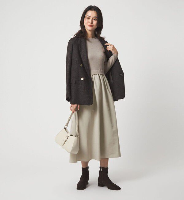 UNITED ARROWS green label relaxing「タフタ ドッキング ワンピース ウォッシャブル」|ワンピース|