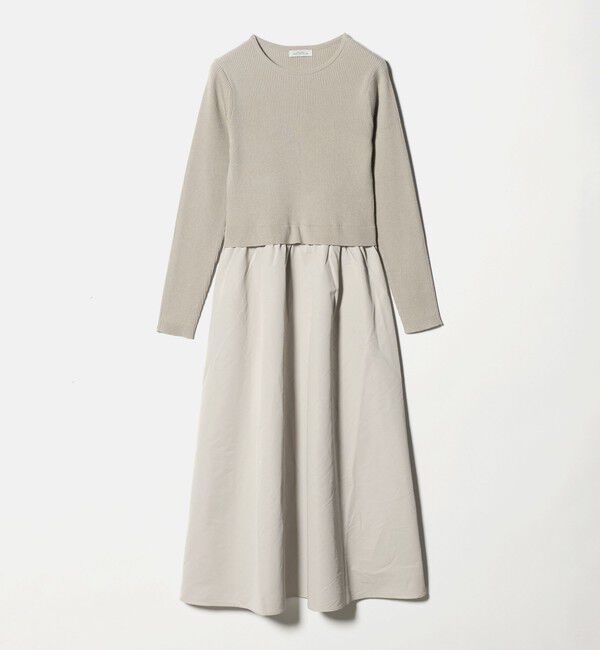 UNITED ARROWS green label relaxing「タフタ ドッキング ワンピース ウォッシャブル」|ワンピース|