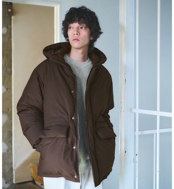 UNITED ARROWS green label relaxing「DICROS フード ダウン ブルゾン -撥水-」|ダウン|