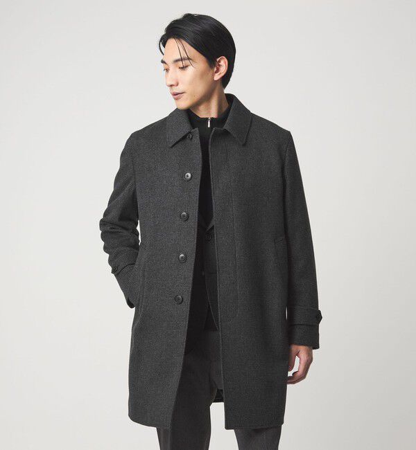 UNITED ARROWS green label relaxing「ウールカシミヤ バルカラーコート ステンカラーコート」|ステンカラーコート|