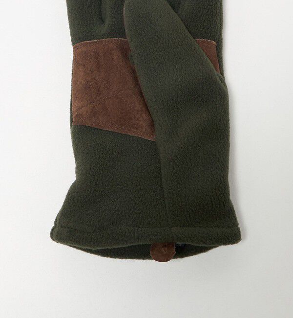 UNITED ARROWS green label relaxing「＜Barbour＞フリース グローブ -タッチスクリーン-」|手袋|
