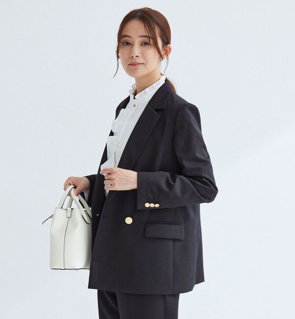 UNITED ARROWS green label relaxing「［size SHORTあり］Greed グリード ダブル ジャケット ウォッシャブル」|テーラードジャケット|