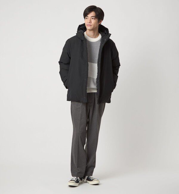 UNITED ARROWS green label relaxing「T/W  フード ダウン ブルゾン」|ダウン|