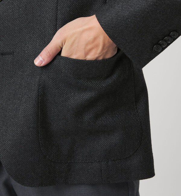 UNITED ARROWS green label relaxing「GLR CLOTH ミルドカルゼ 2B RG ジャケット」|テーラードジャケット|