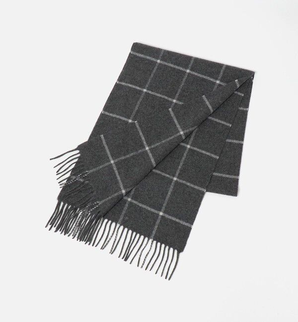 UNITED ARROWS green label relaxing「カシミヤ 100 トラッド マフラー」|マフラー|DK.GRAY