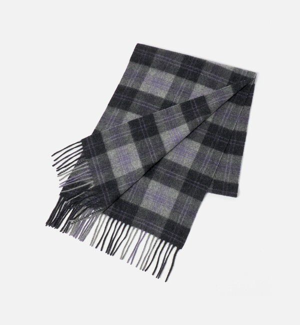 UNITED ARROWS green label relaxing「カシミヤ 100 トラッド マフラー」|マフラー|PURPLE