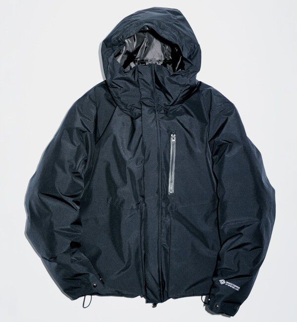 UNITED ARROWS green label relaxing「【別注】＜+phenix＞フード ダウン ブルゾン」|ダウン|BLACK