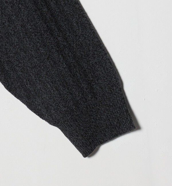 UNITED ARROWS green label relaxing「シルク ミックス リブ クルーネック ニット」|ニット・セーター|