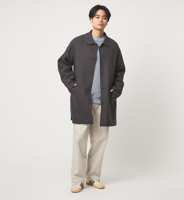 UNITED ARROWS green label relaxing「ウールナイロン リバー ステンカラーコート」|ステンカラーコート|