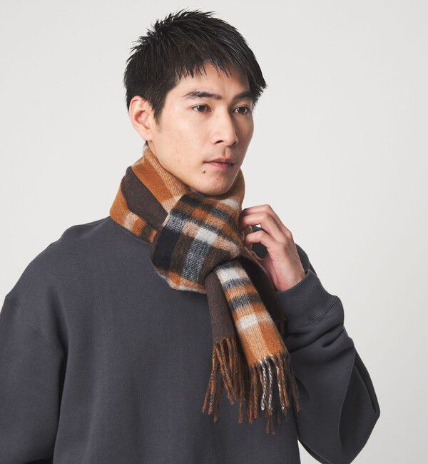 UNITED ARROWS green label relaxing「GLR リバーシブル マフラー」|マフラー|