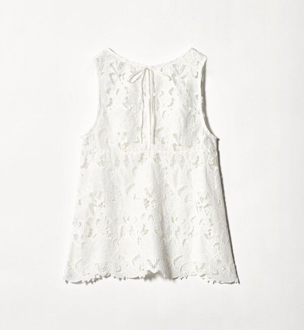 UNITED ARROWS green label relaxing「レース ノースリーブ ブラウス」|シャツ・ブラウス|