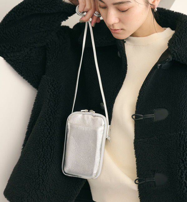 BEAUTY&YOUTH UNITED ARROWS「レザー ジップスリム ウォレットショルダー」|ショルダー・メッセンジャー|