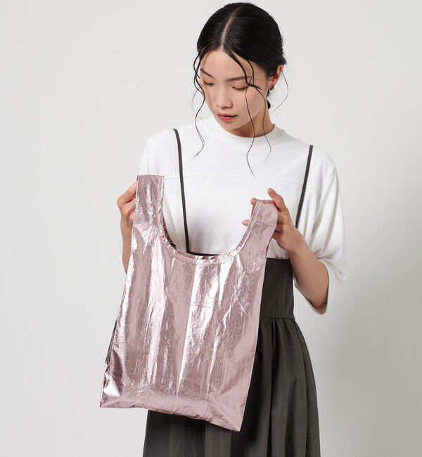 BEAUTY&YOUTH UNITED ARROWS「＜BAGGU＞メタリック ポケッタブルバッグ/BABY」|エコバッグ|PINK