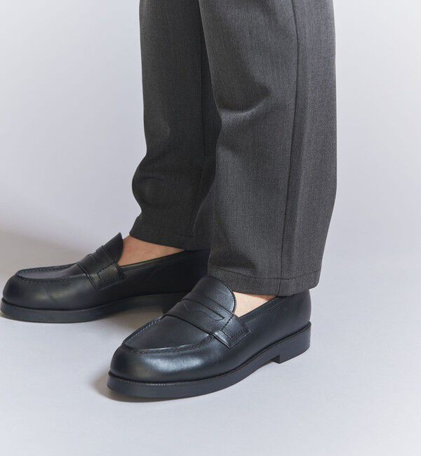 BEAUTY&YOUTH UNITED ARROWS「TR ピンヘッド  1プリーツ イージー パンツ ‐タテ・ヨコストレッチ‐」|チノ|