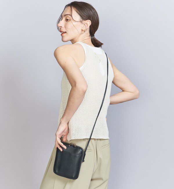 BEAUTY&YOUTH UNITED ARROWS「レザー ジップ ショルダーバッグ -2WAY-」|ショルダー・メッセンジャー|