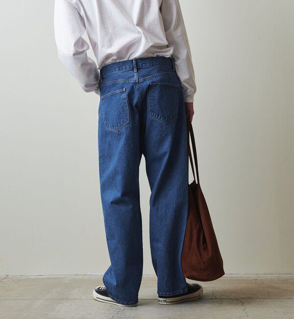 STEVEN ALAN「＜Steven Alan＞ 13.5oz デニム 5ポケット バギー テーパード パンツ」|デニム|