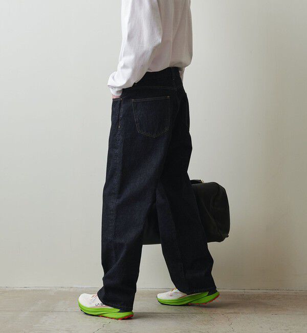 STEVEN ALAN「＜Steven Alan＞ 13.5oz デニム 5ポケット バギー テーパード パンツ」|デニム|