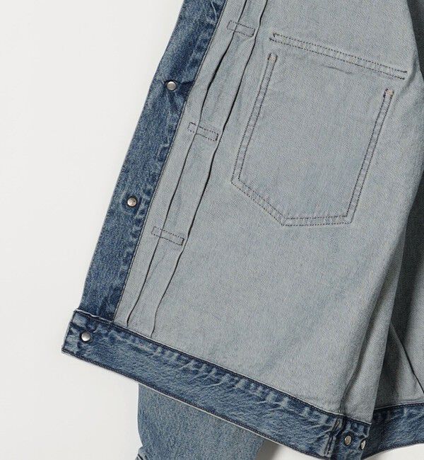California General Store「＜CGS.＞ オーガニック コットン デニム ジャケット」|ブルゾン・スタジャン|