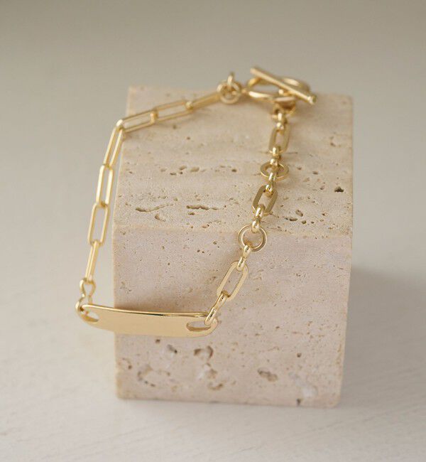 BEAUTY&YOUTH UNITED ARROWS「メタルチェーン&times;ユニークバー ブレスレット」|ブレスレット・バングル|