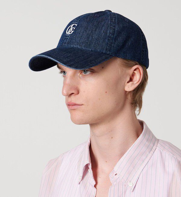 California General Store「＜CGS.＞ ウォッシュド デニム キャップ」|キャップ・キャスケット|