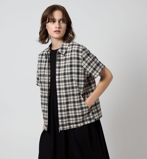 STEVEN ALAN「＜Steven Alan＞TR ブッチャー ブラウス」|チュニック|BLACK