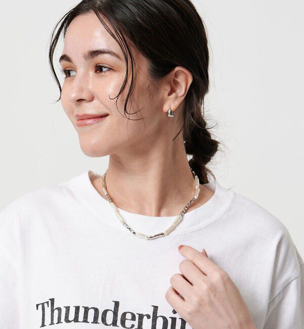 BEAUTY&YOUTH UNITED ARROWS「メタル&times;パールモチーフ ネックレス」|ネックレス|