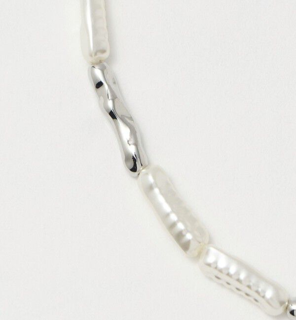 BEAUTY&YOUTH UNITED ARROWS「メタル&times;パールモチーフ ネックレス」|ネックレス|