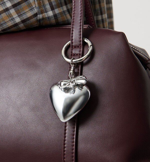 BEAUTY&YOUTH UNITED ARROWS「リボン&times;ハート チャーム」|チャーム・キーホルダー|