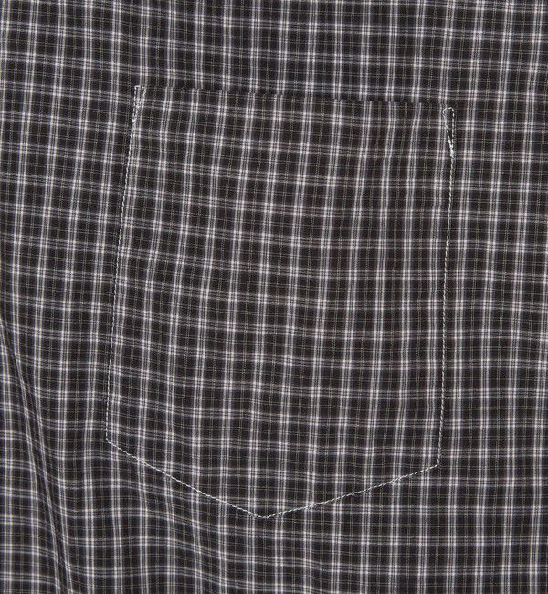 STEVEN ALAN「＜Steven Alan＞ スモーキー チェック リバースシーム シャツ LOOSE」|シャツ・ブラウス|