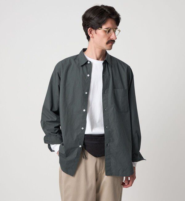 STEVEN ALAN「＜Steven Alan＞ 60 コンパクトヤーン ストライプ レギュラーカラー シャツ NARROW」|シャツ・ブラウス|