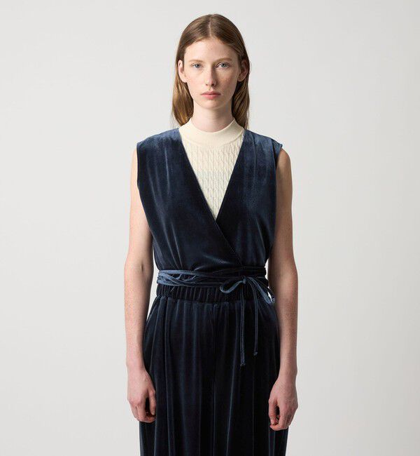 STEVEN ALAN「＜Steven Alan＞ベロア カシュクール ベスト」|ベスト・ジレ|