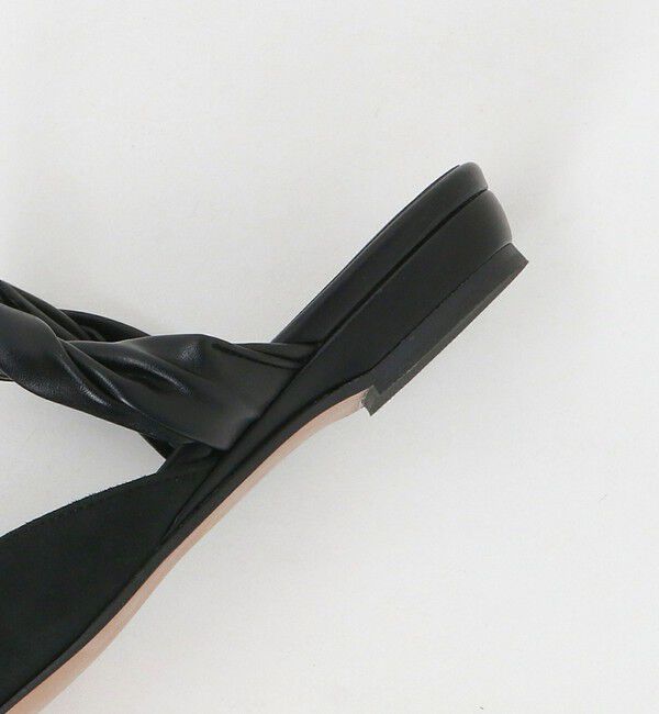 BEAUTY&YOUTH UNITED ARROWS「スエードライク ツイスト ストラップ ミュール」|サンダル|