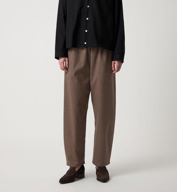 STEVEN ALAN「＜Steven Alan＞ハウンドトゥース ドローストリング パンツ」|その他|