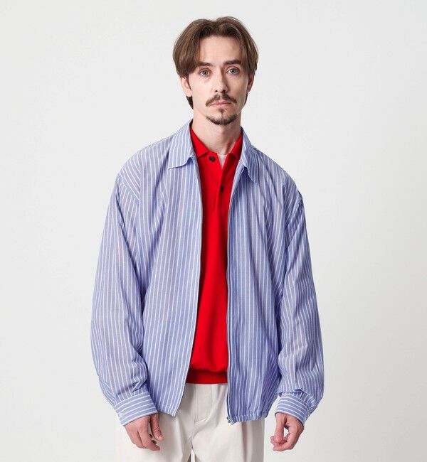 BEAUTY&YOUTH UNITED ARROWS「ボイル シアー ジップ シャツ」|シャツ・ブラウス|