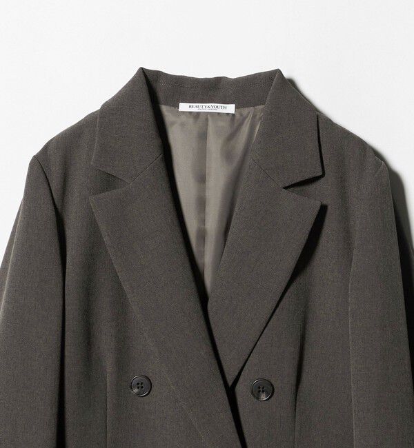 BEAUTY&YOUTH UNITED ARROWS「ポリエステルブレンド ダブルジャケット」|テーラードジャケット|