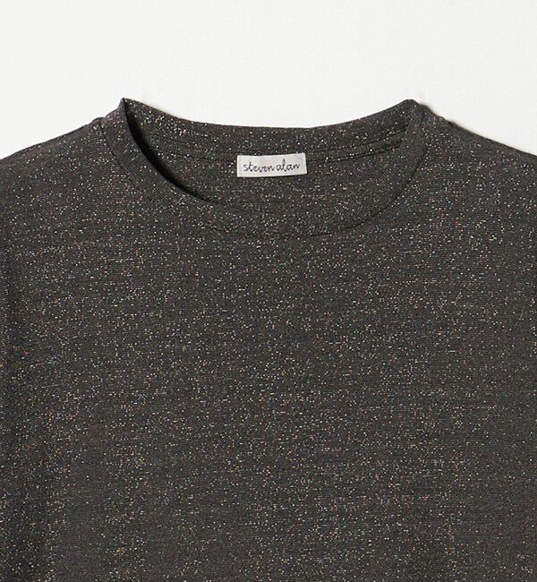 STEVEN ALAN「＜Steven Alan＞ラメ ジャージー ロングスリーブ プルオーバー」|Tシャツ・カットソー|
