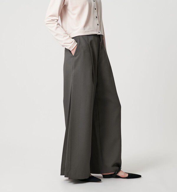 BEAUTY&YOUTH UNITED ARROWS「ポリエステル プリーツワイドパンツ」|その他|