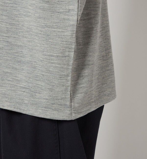 STEVEN ALAN「＜Steven Alan＞ メリノウール クルーネック Tシャツ LOOSE」|Tシャツ・カットソー|