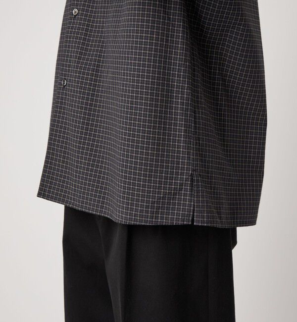 STEVEN ALAN「＜Steven Alan＞ 60 シック チェック オープンカラー シャツ」|シャツ・ブラウス|