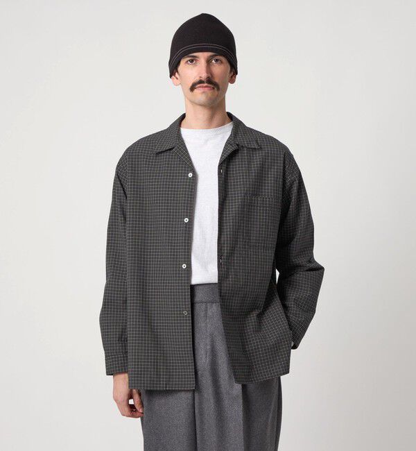 STEVEN ALAN「＜Steven Alan＞ 60 シック チェック オープンカラー シャツ」|シャツ・ブラウス|