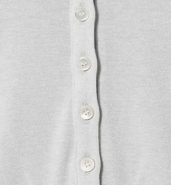 STEVEN ALAN「＜Steven Alan＞ラメ ジャージー ポロカットソー」|Tシャツ・カットソー|