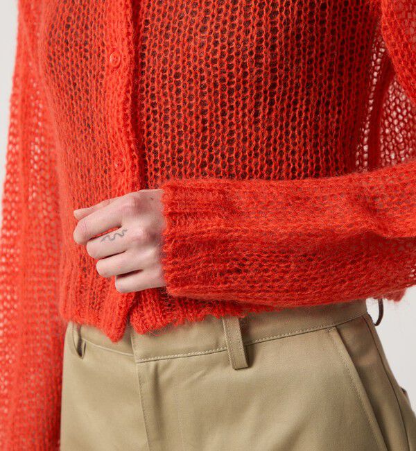 STEVEN ALAN「＜Steven Alan＞モヘヤ ミックス ニット カーディガン」|カーディガン|