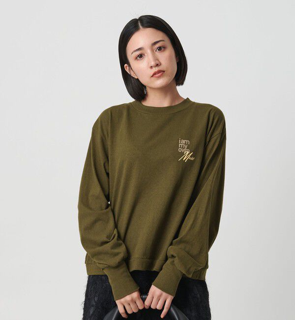 BEAUTY&YOUTH UNITED ARROWS「【別注】＜Americana＞ロゴロングスリーブTシャツ」|Tシャツ・カットソー|