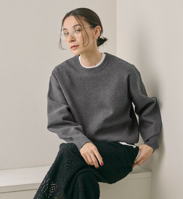 BEAUTY&YOUTH UNITED ARROWS「ポリエステルブレンド ミラノリブ プルオーバー」|ニット・セーター|