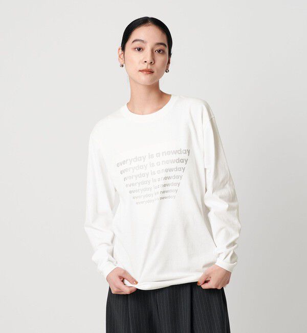 BEAUTY&YOUTH UNITED ARROWS「【別注】＜OAFISH＞プリントロングスリーブTシャツ」|Tシャツ・カットソー|