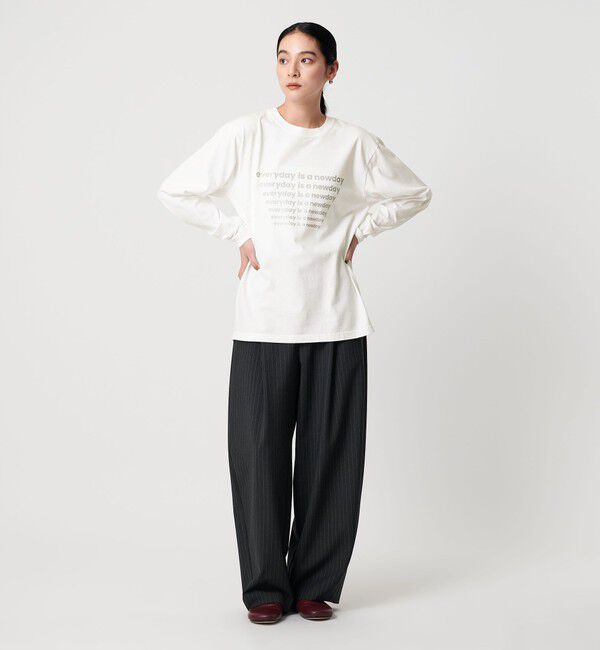 BEAUTY&YOUTH UNITED ARROWS「【別注】＜OAFISH＞プリントロングスリーブTシャツ」|Tシャツ・カットソー|