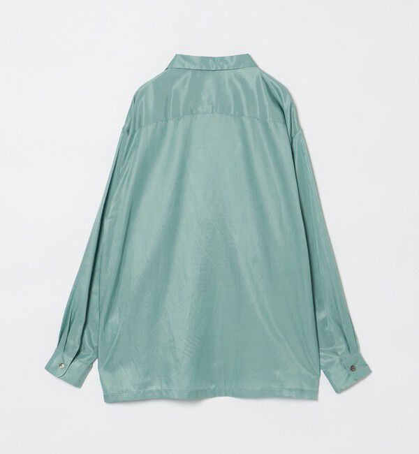 MONKEY TIME「キュプラ コットン オープンカラー シャツ」|シャツ・ブラウス|