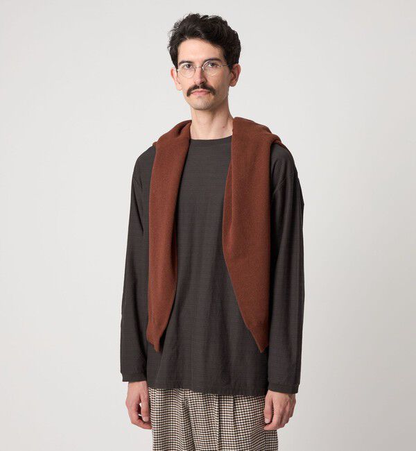 STEVEN ALAN「＜Steven Alan＞ オーガニックコットン アソート ボーダー ロングスリーブ Tシャツ BOLD」|Tシャツ・カットソー|