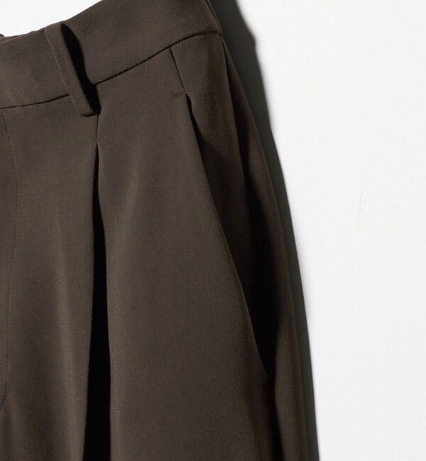 BEAUTY&YOUTH UNITED ARROWS「タックワイドストレートパンツ ウォッシャブル」|スラックス|